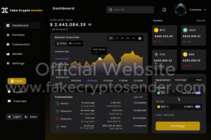 Fake Crypto Sender Software (Windows)